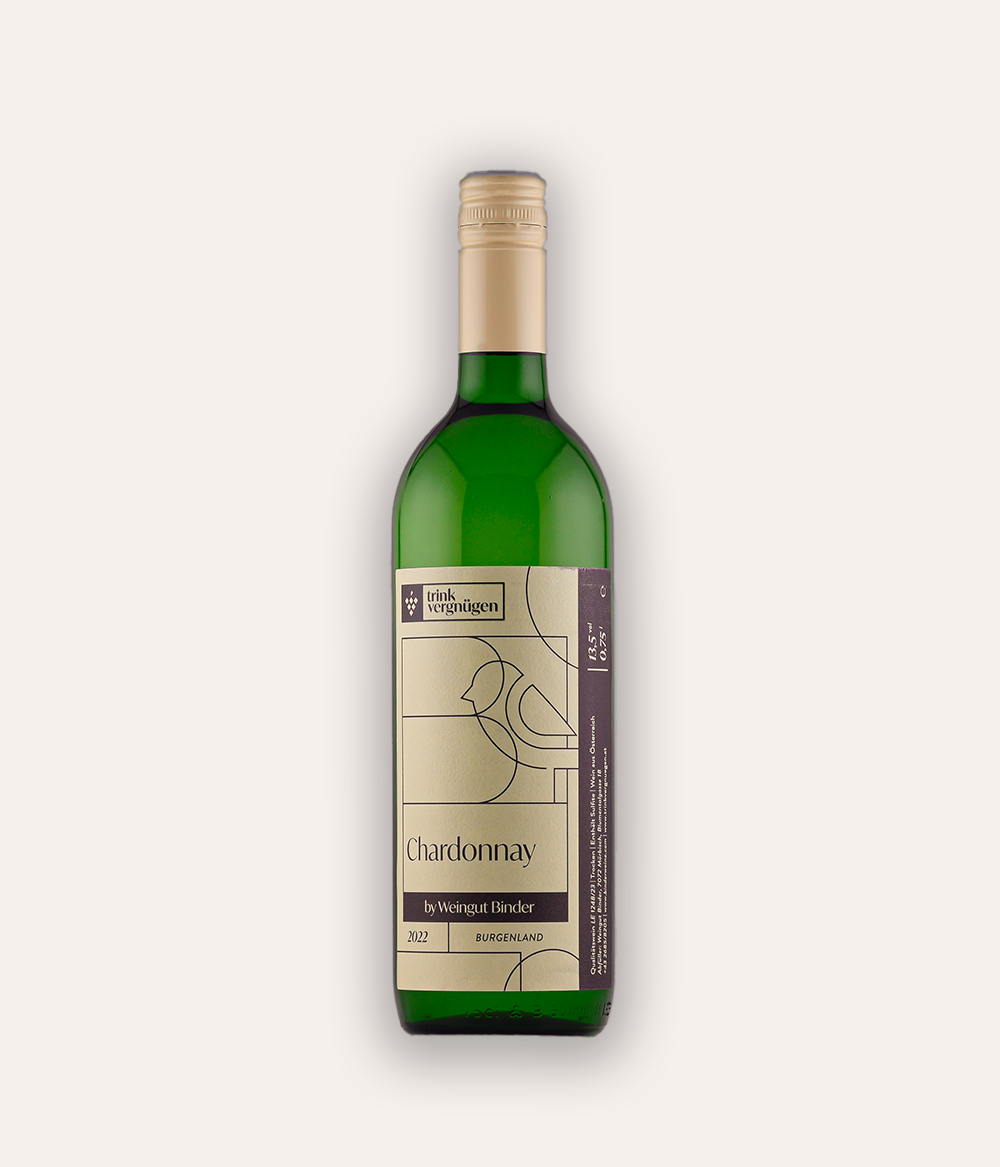 Trinkvergnügen, Chardonnay, 2022, Wein